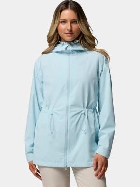 haine de ploaie pt. femei Columbia Blossom Park Rain Jacket albastru deschis 1