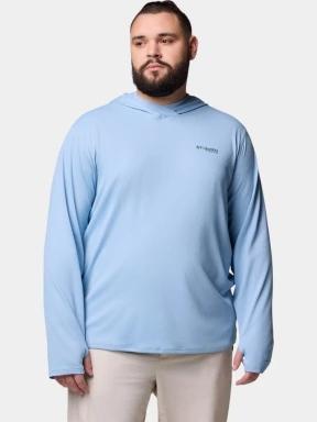 tricou cu maneci lungi, pentru sport pt. barbati Columbia Summit Valley Hoodie albastru 1