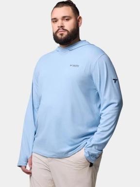 tricou cu maneci lungi, pentru sport pt. barbati Columbia Summit Valley Hoodie albastru 3