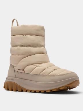 cizme de zapada pt. femei Columbia Snowtrot Mid nisip 1