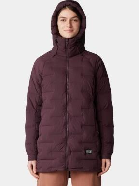 jacheta de puf pt. femei Mountain Hardwear Stretchdown Parka bordo 1