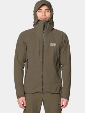 jacheta softshell pt. barbati Mountain Hardwear Chockstone Alpine Hooded Jacket oliv 1