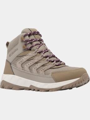 bocanci de drumetie pt. femei Columbia Strata Trail Mid WP nisip 1