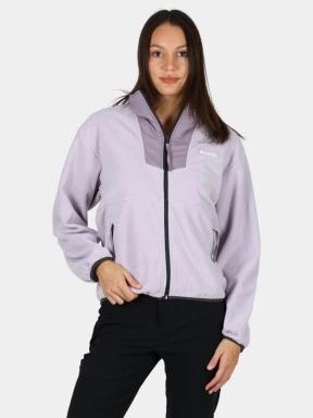 pulover polar pt. femei Columbia Sequoia Grove Full Zip Fleece violet 1