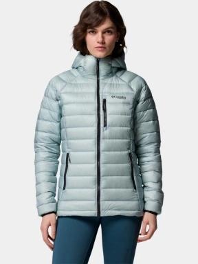 geaca matlasata de tranzitie pt. femei Columbia Arctic Crest Down Hooded Jacket albastru 1