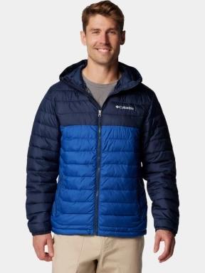 jacheta de primavara pt. barbati Columbia Powder Lite II Hooded Jacket albastru 1