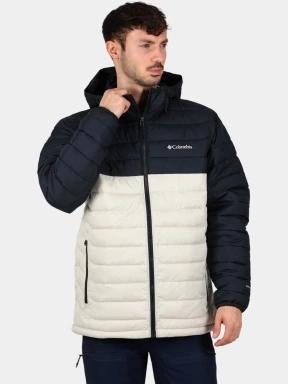 geaca matlasata de tranzitie pt. barbati Columbia Powder Lite II Hooded Jacket nisip 1