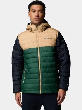 jacheta de primavara pt. barbati Columbia Powder Lite II Hooded Jacket verde 1