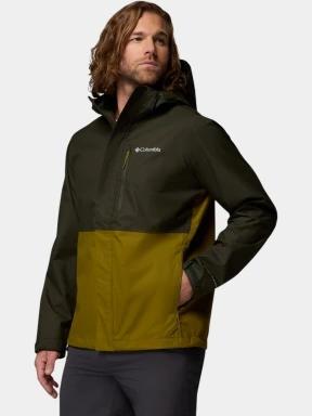 haine de ploaie pt. barbati Columbia Hikebound II Jacket verde inchis 3
