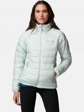 jacheta de iarna pt. femei Columbia Powder Lite II Full Zip Jacket verde deschis 1