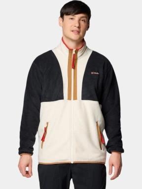 pulover polar pt. barbati Columbia Backbowl II Full Zip Fleece nisip 1