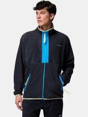 pulover polar pt. barbati Columbia Backbowl II Full Zip Fleece gri 1