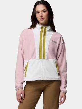 pulover polar pt. femei Columbia Backbowl II Full Zip Fleece roz 1