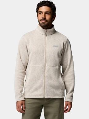 pulover polar pt. barbati Columbia Alto Pass Full Zip Fleece nisip 1