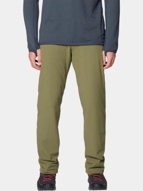 pantaloni de drumetie pt. barbati Mountain Hardwear Yumalino Lined Pant oliv 1