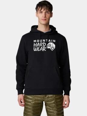 pulover cu gluga pt. barbati Mountain Hardwear MHW Logo PO Hoody negru 1