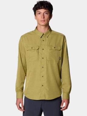 camasa de drumetie cu maneci lungi pt. barbati Mountain Hardwear Canyon Long Sleeve Shirt verde 1