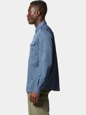 camasa de drumetie cu maneci lungi pt. barbati Mountain Hardwear Canyon Long Sleeve Shirt albastru inchis 3