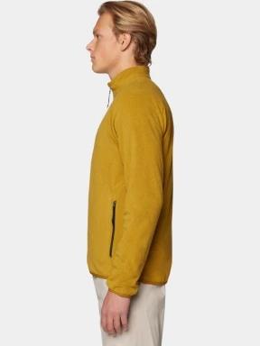 pulover polar pt. barbati Mountain Hardwear Microchill Full Zip Jacket galben 3