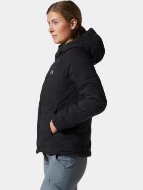 jacheta de puf pt. femei Mountain Hardwear Stretchdown Hoody negru 3
