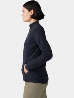 pulover polar pt. femei Mountain Hardwear Microchill Full Zip Jacket negru 3