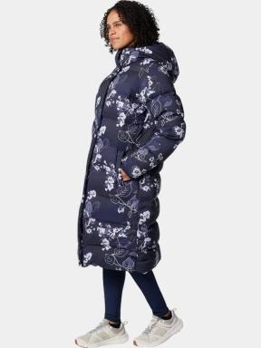 Boundless Days Print Long Down Jacket