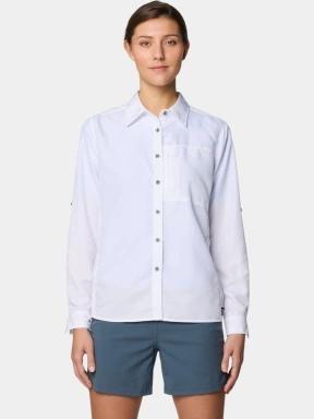 camasa de drumetie cu maneci lungi pt. femei Mountain Hardwear Canyon Long Sleeve alb 1