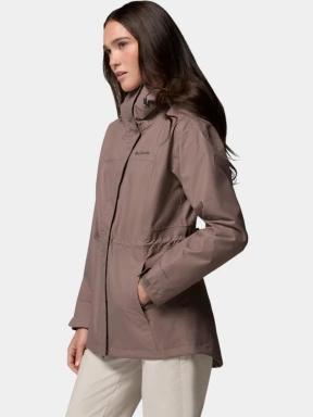 haine de ploaie pt. femei Columbia Hikebound II Long Jacket maro 3