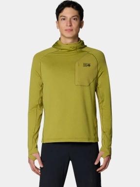 pulover cu gluga pt. barbati Mountain Hardwear Up First™ Tech Fleece Hoody verde 1