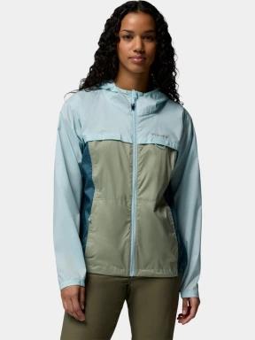 geaca de vant pt. femei Columbia Crested Canyon Windbreaker albastru deschis 1