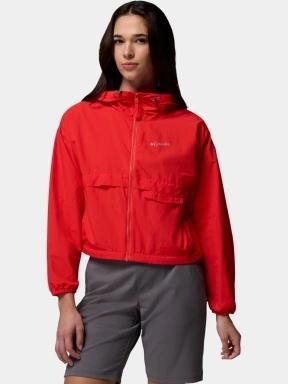 geaca de vant pt. femei Columbia Spire Valley Cropped Windbreaker rosu 1