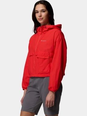 geaca de vant pt. femei Columbia Spire Valley Cropped Windbreaker rosu 3