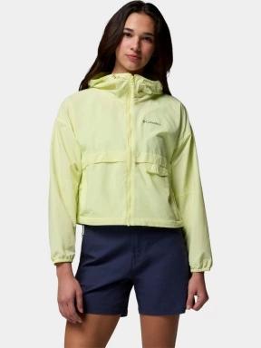 geaca de vant pt. femei Columbia Spire Valley Cropped Windbreaker galben 1