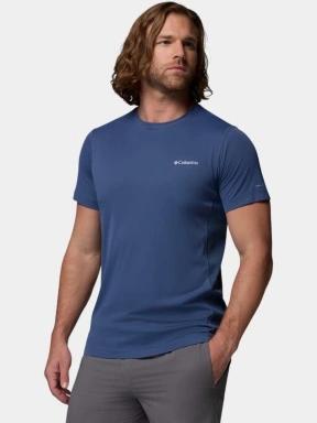 tricou pentru sport, cu maneci scurte pt. barbati Columbia Zero Rules Light Short Sleeve Crew albastru 3