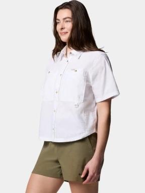 camasa cu maneci scurte pt. femei Columbia Brea Falls Woven Short Sleeve Shirt alb 3