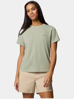 tricou pentru sport, cu maneci scurte pt. femei Columbia Sun Trek Short Sleeve II verde 1