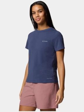 tricou pentru sport, cu maneci scurte pt. femei Columbia Sun Trek Short Sleeve II albastru 3