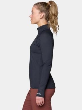 pulover polar pt. femei Mountain Hardwear Crater Lake Heavyweight Long Sleeve Half Zip negru 3