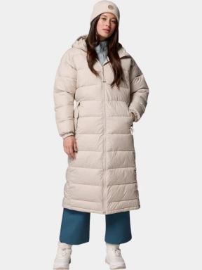jacheta de iarna pt. femei Columbia Pike Lake  III Long Jacket nisip 1