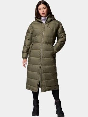 jacheta de iarna pt. femei Columbia Pike Lake  III Long Jacket verde 1