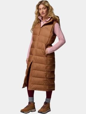 vesta pt. femei Columbia Pike Lake II Long Vest maro 3