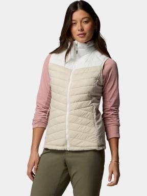 vesta pt. femei Columbia Powder Pass III Hybrid Vest nisip 1