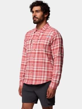 camasa de drumetie cu maneci lungi pt. barbati Columbia Wild Cast Flannel Shirt rosu 3