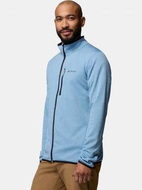 pulover polar pt. barbati Columbia Essential Hike Grid Fleece Full Zip albastru 3