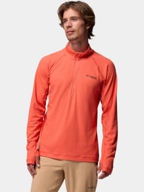 tricou cu maneci lungi, pentru sport pt. barbati Columbia Driventure Half Zip portocaliu 1