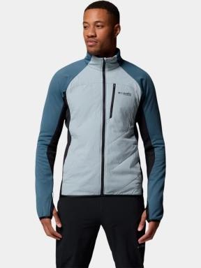 pulover polar pt. barbati Columbia Arctic Chest Hybrid Full Zip albastru 1