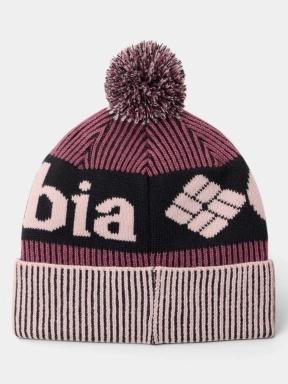 caciula cu mot Columbia Polar Powder III Beanie roz 3