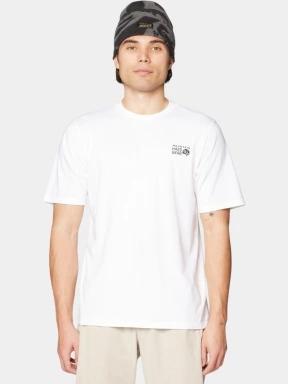 tricou cu maneci scurte pt. barbati Mountain Hardwear MHW Box Logo Short Sleeve alb 1