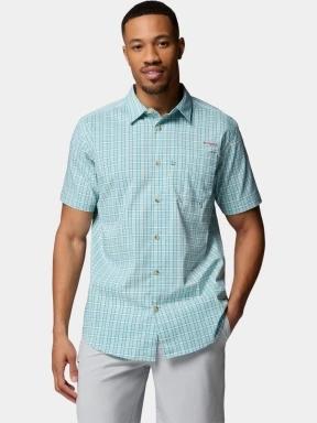 camasa cu maneci scurte pt. barbati Columbia Harbor Peak Short Sleeve Shirt albastru deschis 1
