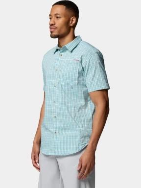 camasa cu maneci scurte pt. barbati Columbia Harbor Peak Short Sleeve Shirt albastru deschis 3